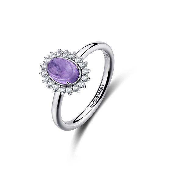 Ring Brosway Woman FANCY - MAGIC PURPLE in Silver FMP130A-10 - FMP130A-10